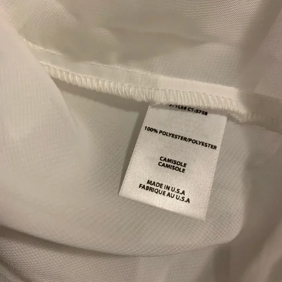 NWT!! Anthropologie Amadi White Ruffled Tank - Picture 3 of 5